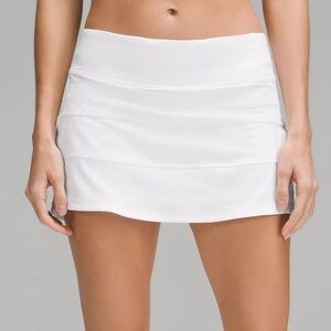 White Lululemon Tennis Skirt
